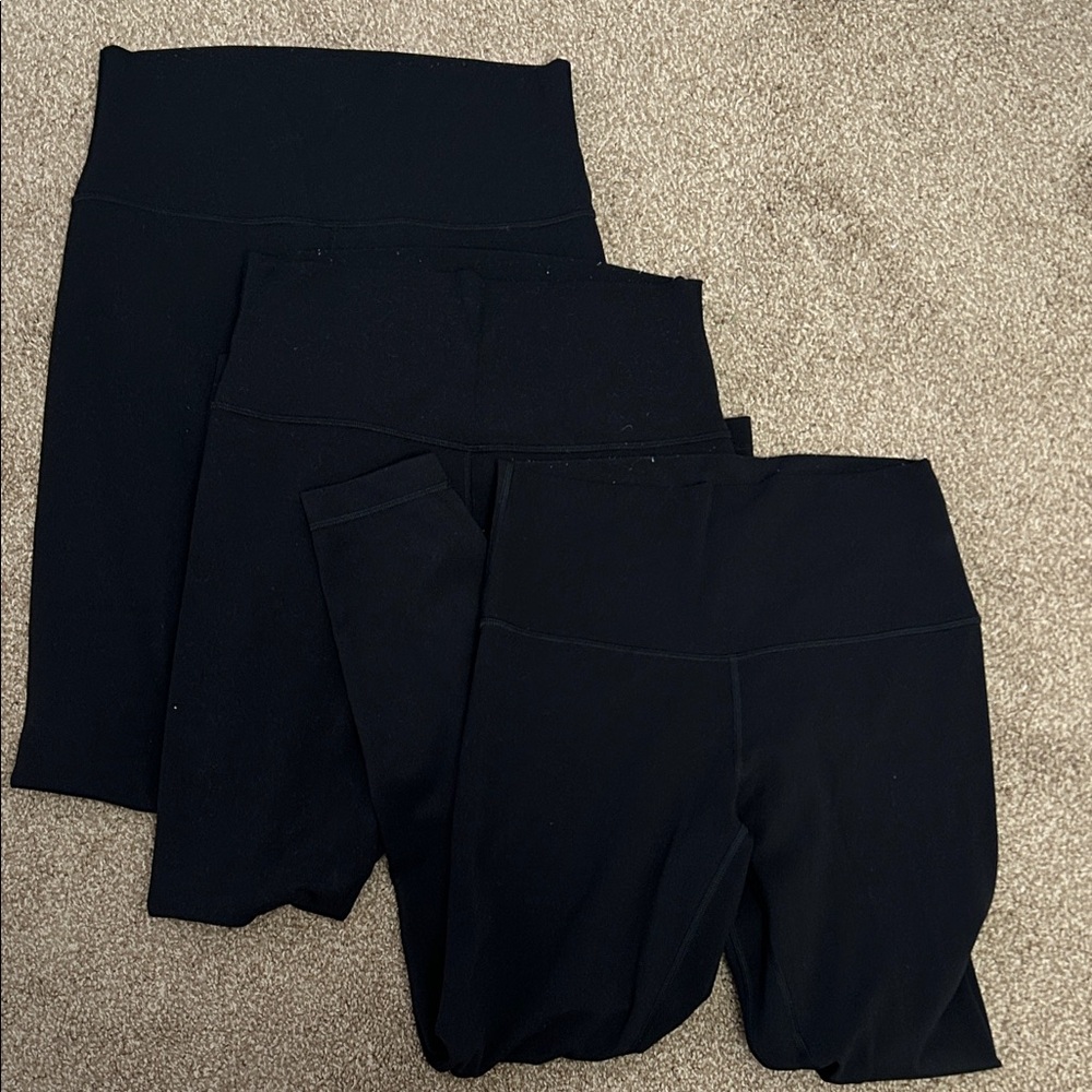 LuluLemon Black High-Waisted Leggings Set